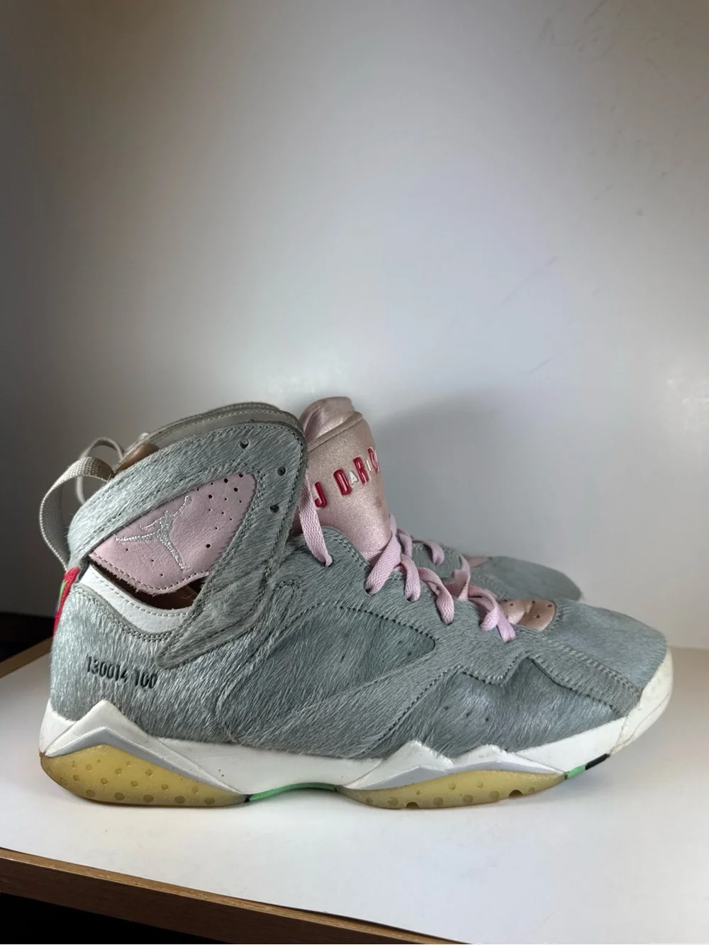 Air Jordan 7 Retro Hare 2.0 'Pink Pony' Men’s Size 10.5 Sneakers